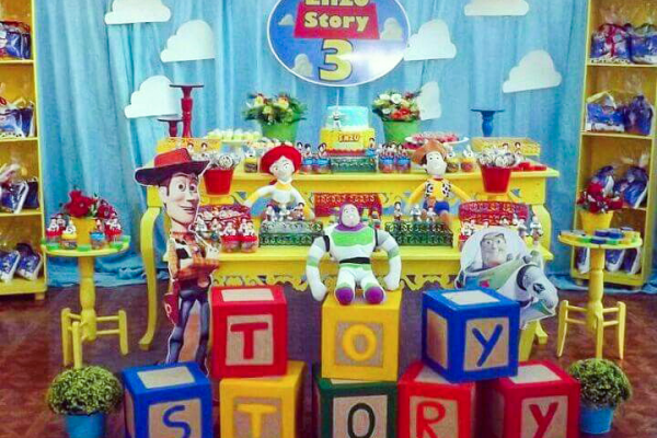 allestimento compleanno toy story
