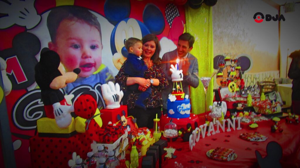 primo compleanno a tema topolino giovanni