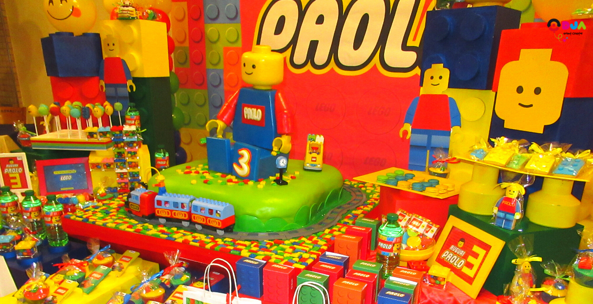 Festa Compleanno Paolo Tema Lego tutta da costruire!