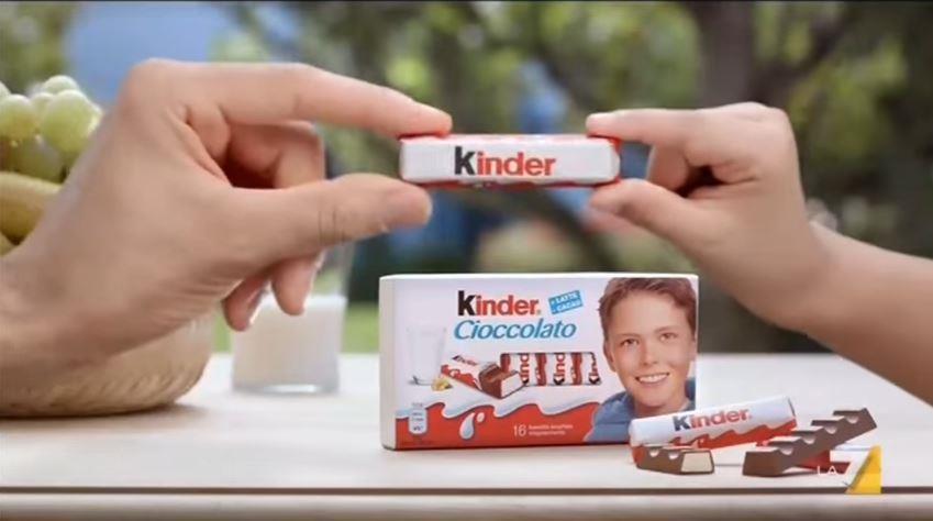 kinder pubblicità