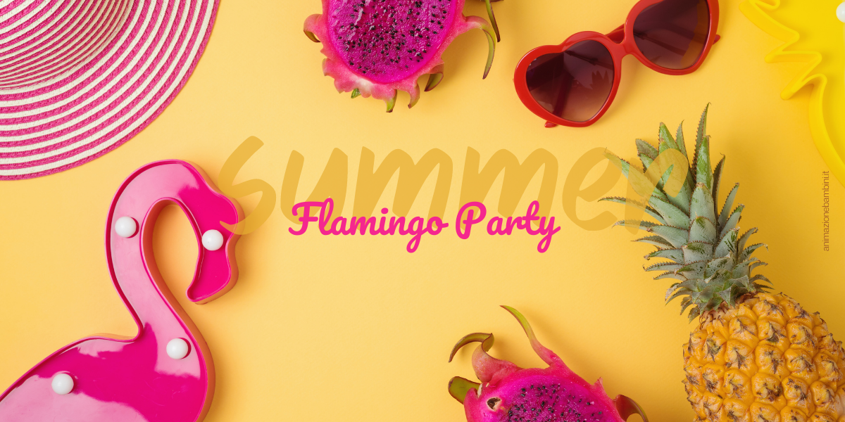 festa tema flamingo