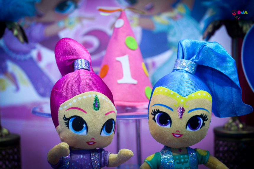 primo compleanno a tema shimmer e shine